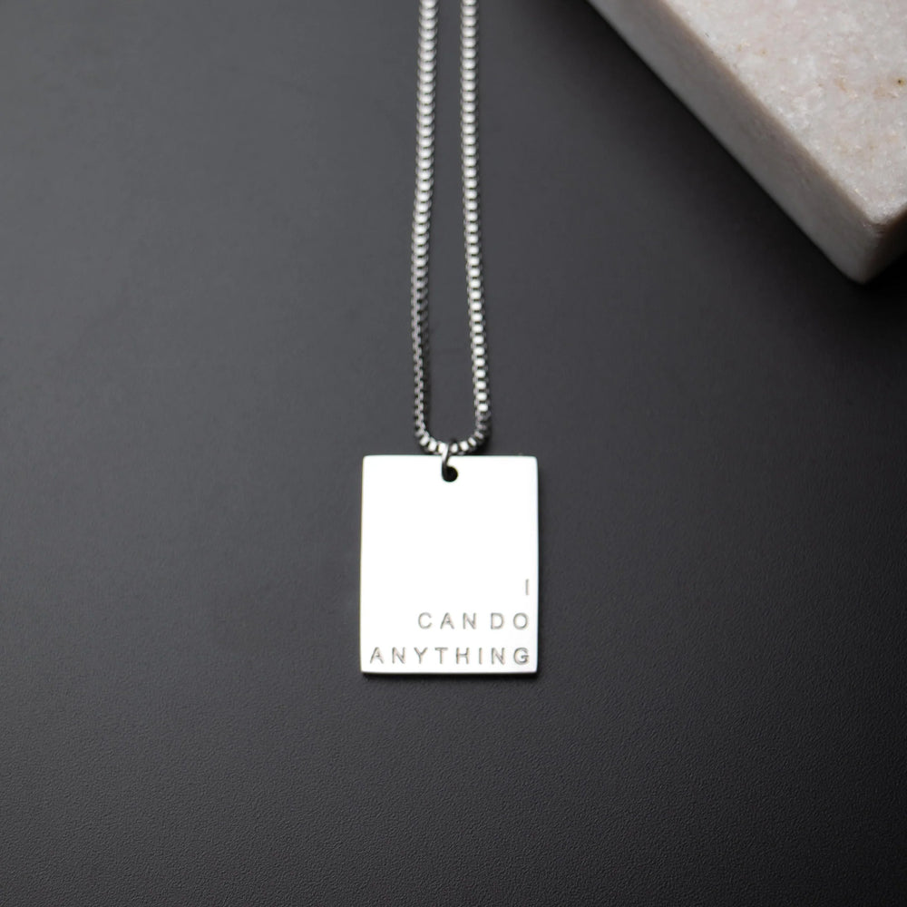 
                  
                    I CAN DO ANTHING- Tag Pendant
                  
                