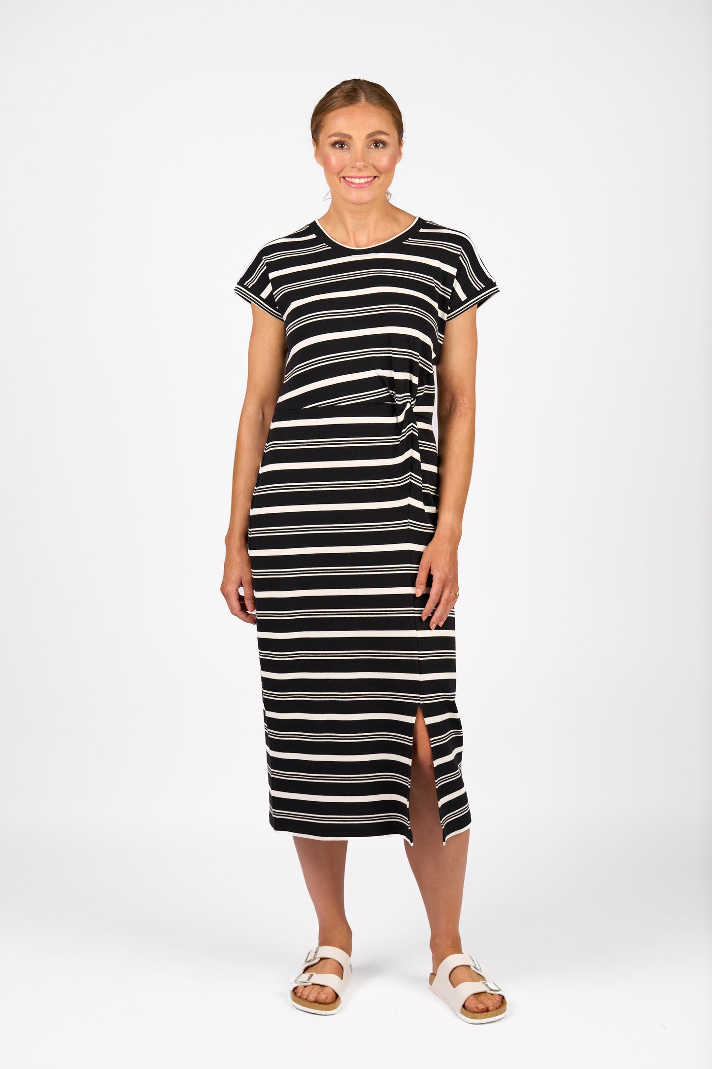 
                  
                    K1047 Parker Dress-Black/White
                  
                