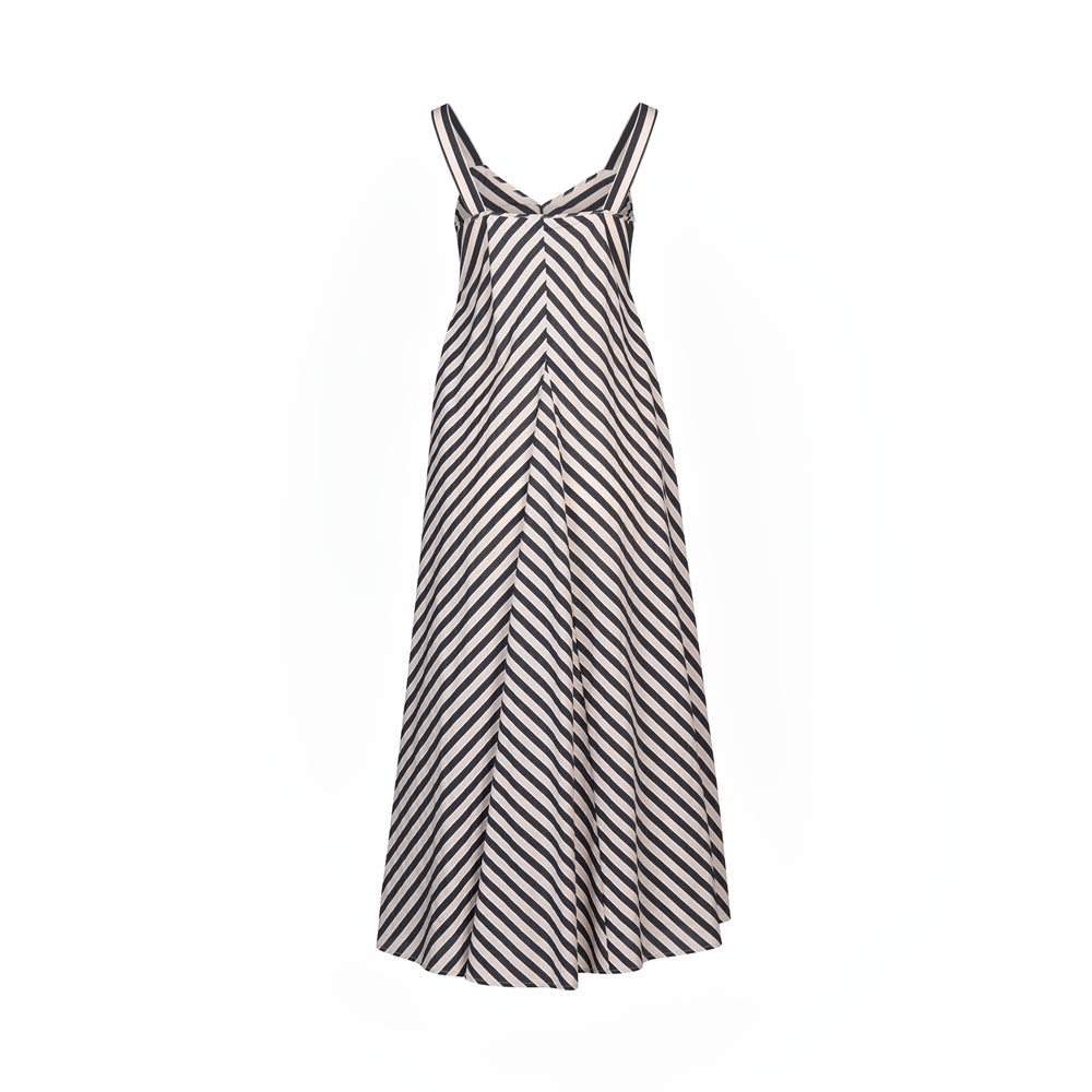 
                  
                    K1067 Gala Dress-Black/ Ecru Stripe
                  
                