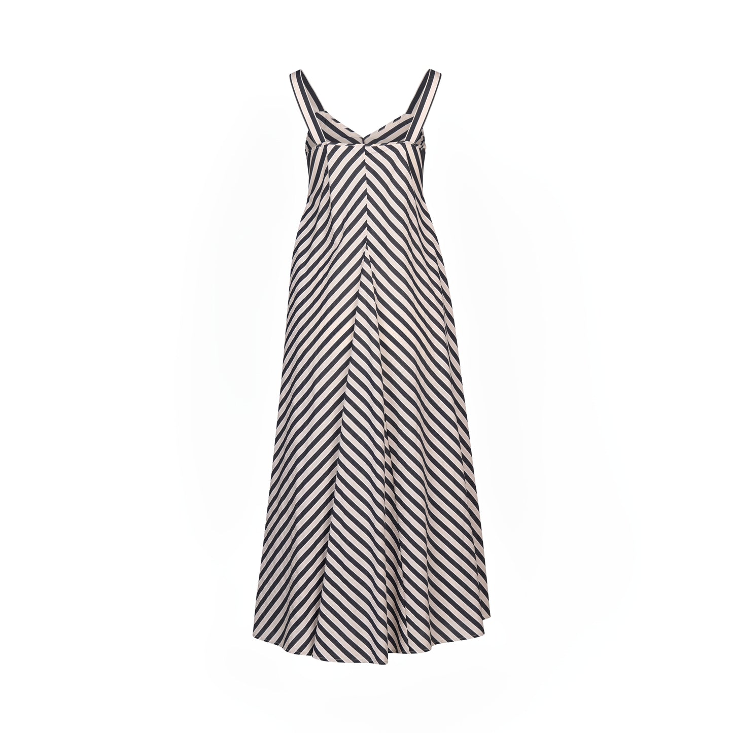 
                  
                    K1067 Gala Dress-Black/ Ecru Stripe
                  
                