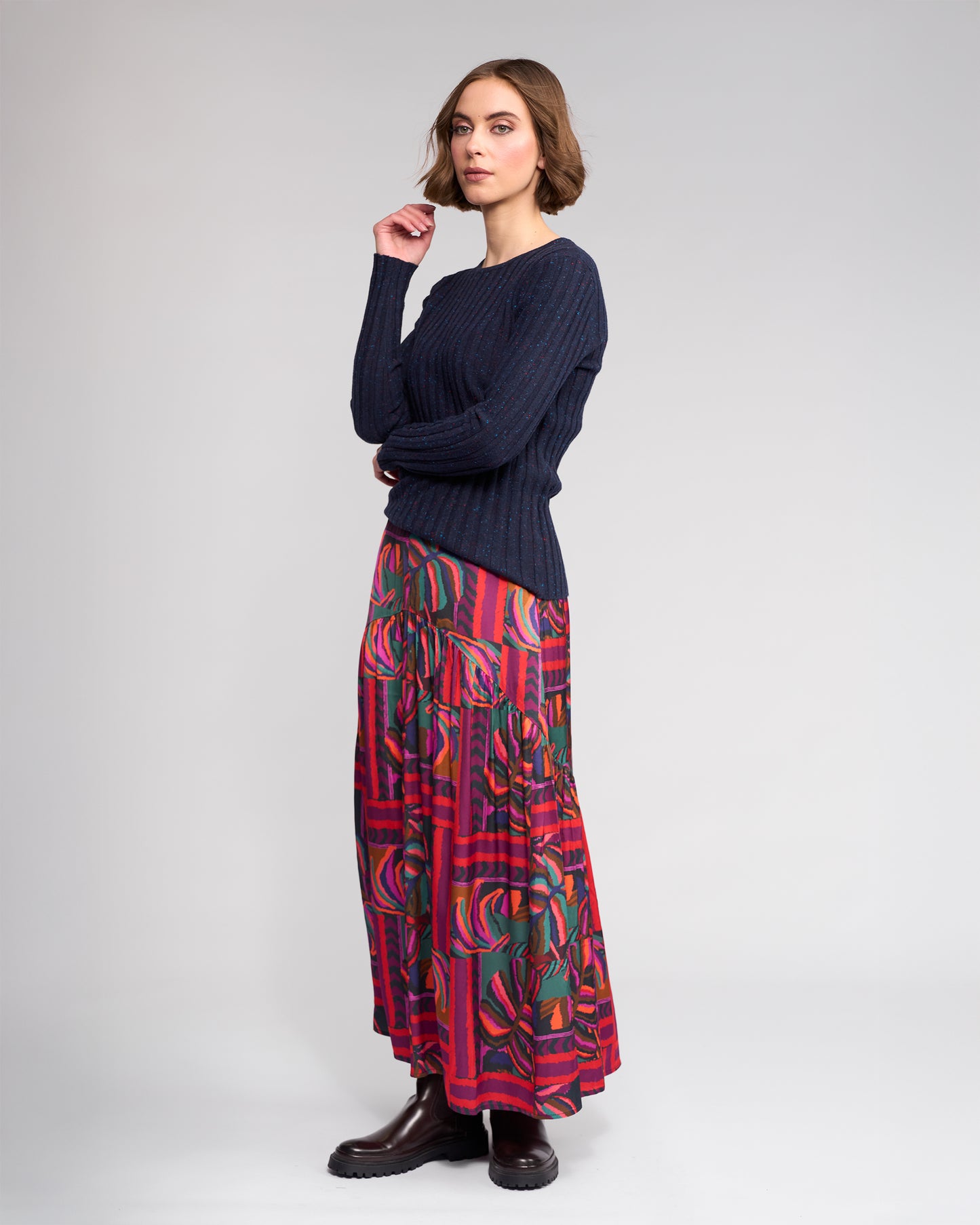 
                  
                    K2038 Felix Sweater-Navy Fleck
                  
                