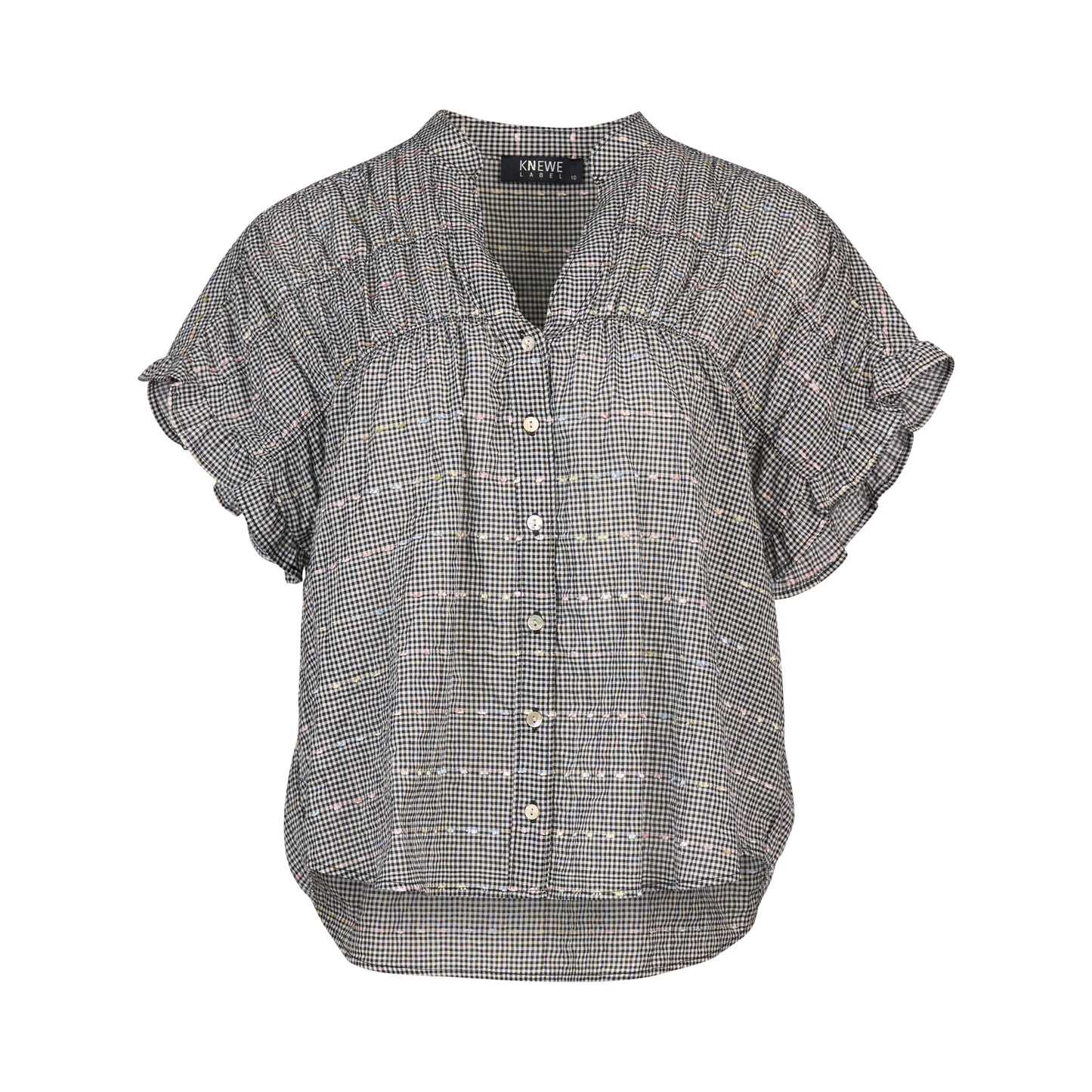 
                  
                    K5097 Addison Top-Black Check
                  
                