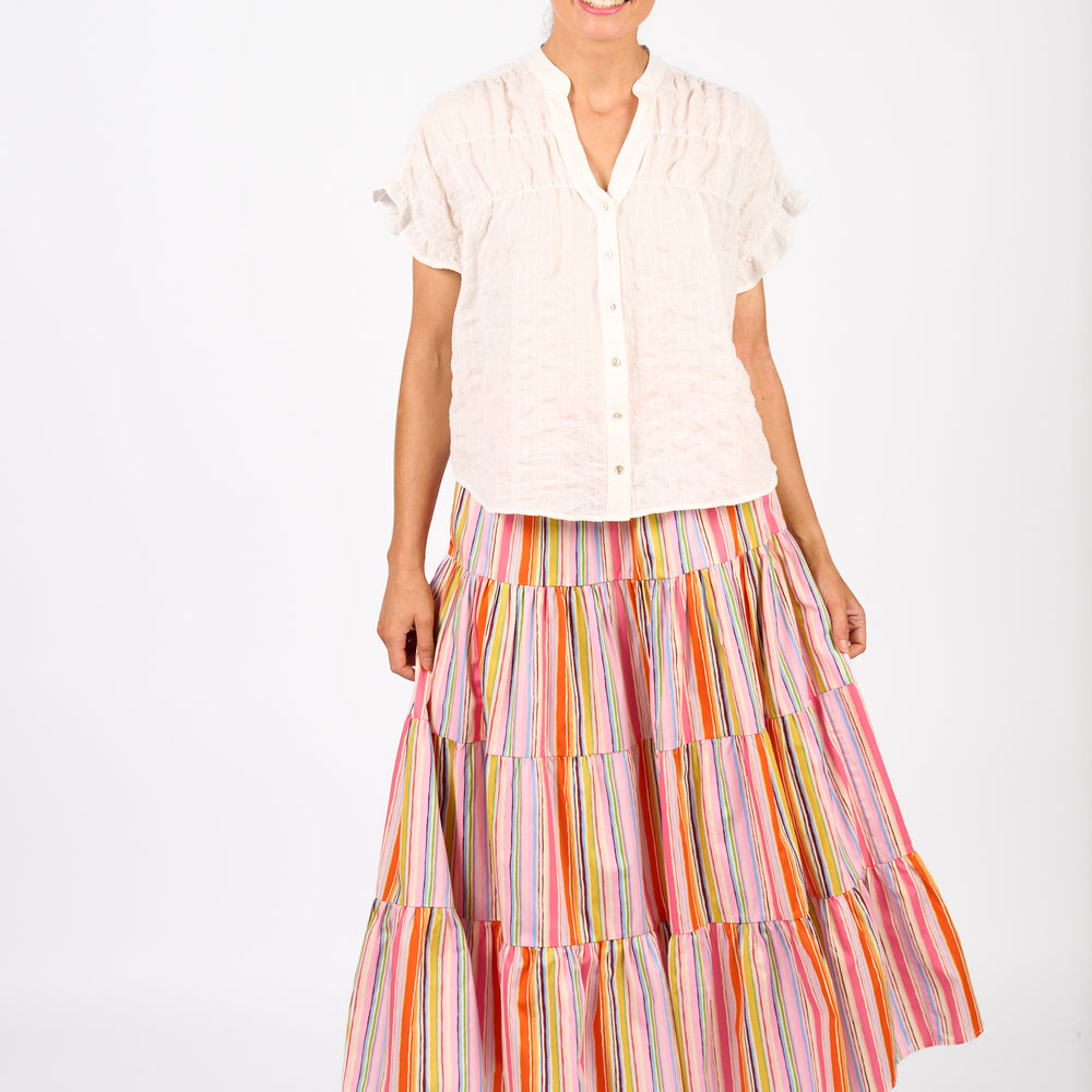 
                  
                    K5097 Addison Top-White Check
                  
                