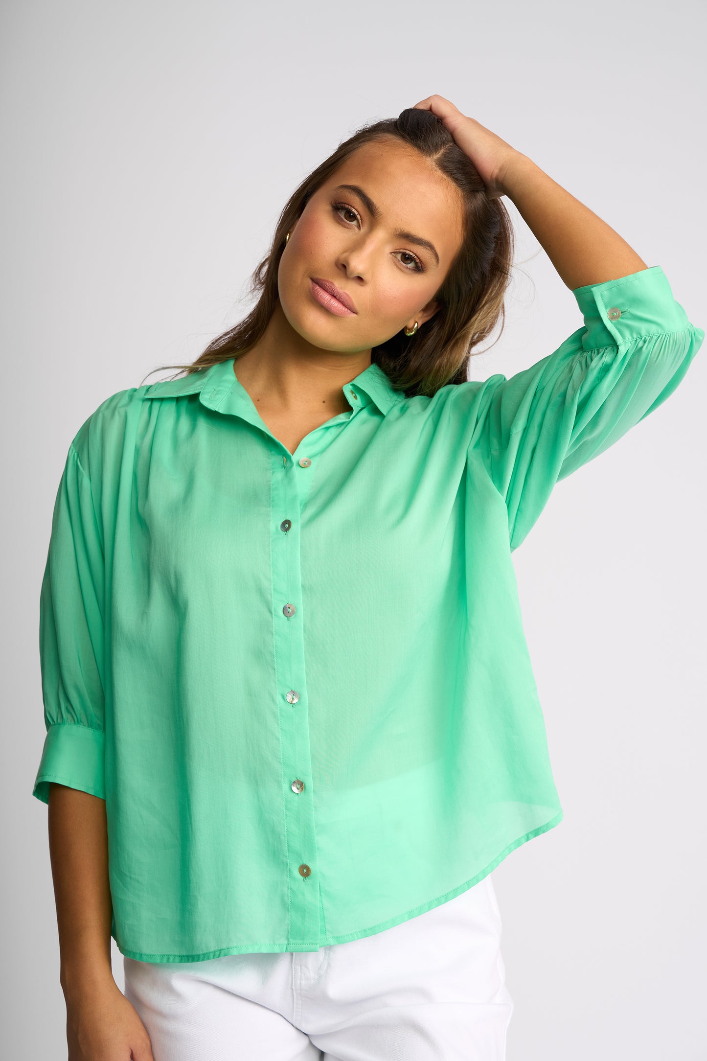 
                  
                    KNEWE MYTH SHIRT-MINT
                  
                