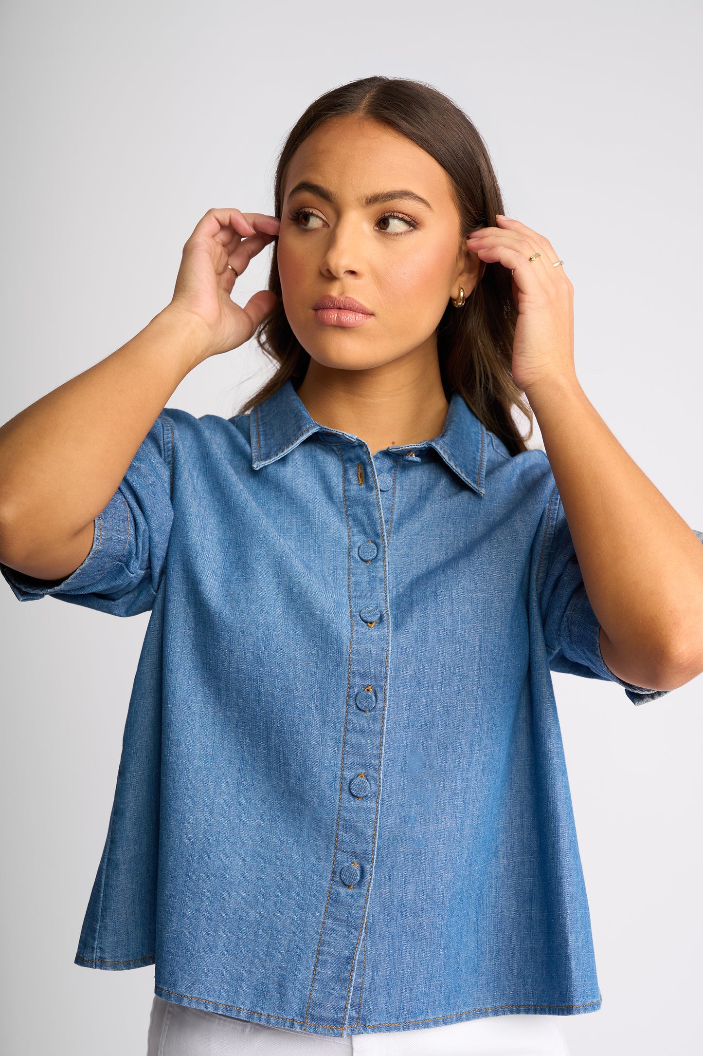 
                  
                    KNEWE TITAN SHIRT-WASHED BLUE
                  
                