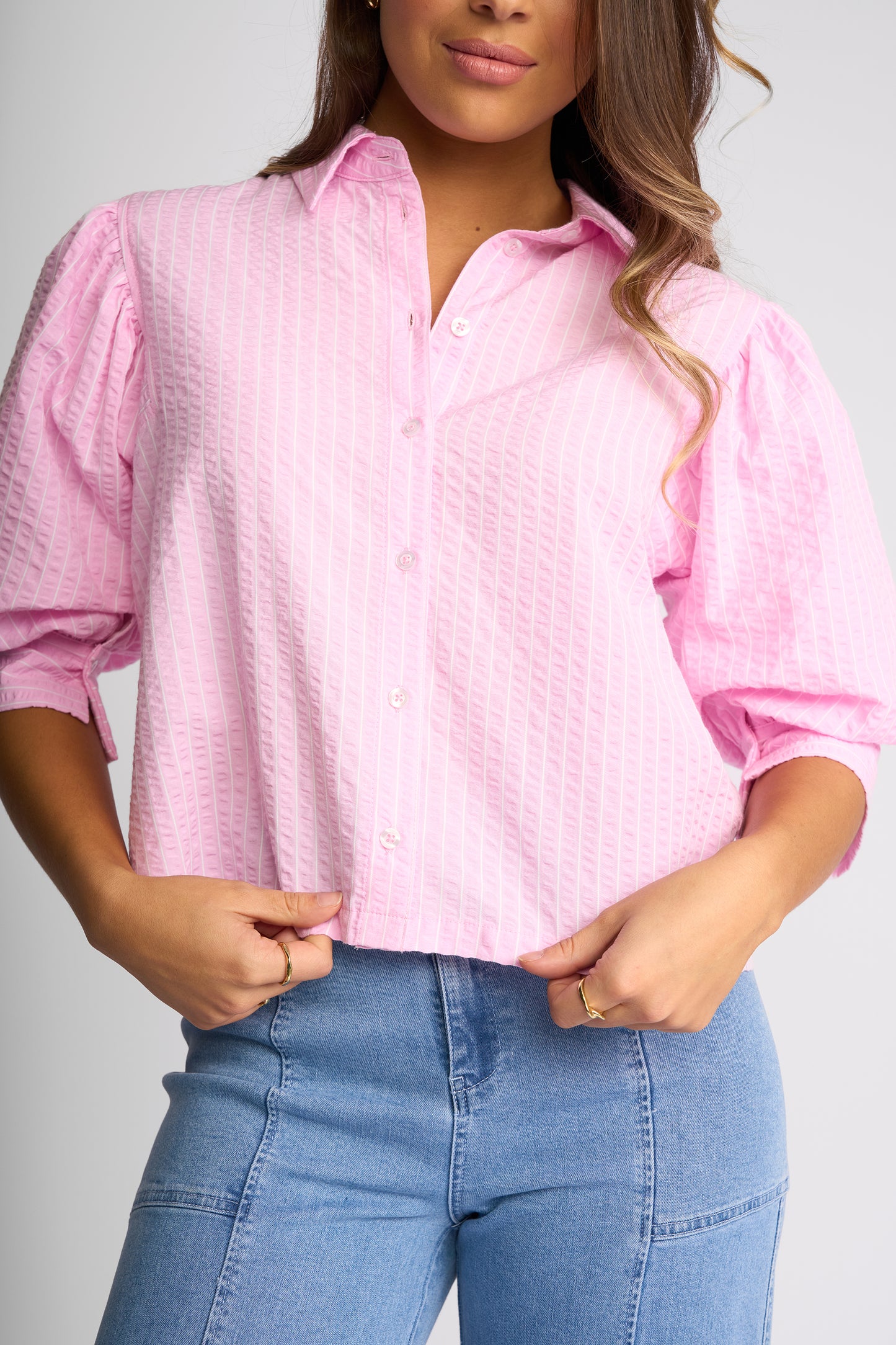 
                  
                    KNEWE EMMETT SHIRT-PINK STRIPE
                  
                