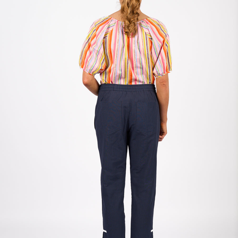 
                  
                    K7076-Checker Pant-Ink/ White
                  
                