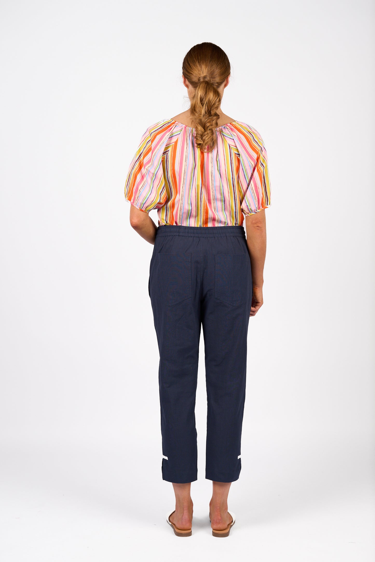 
                  
                    K7076-Checker Pant-Ink/ White
                  
                