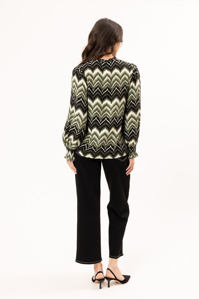 
                  
                    MOVEMENT BLOUSE -FORREST STRIPE
                  
                