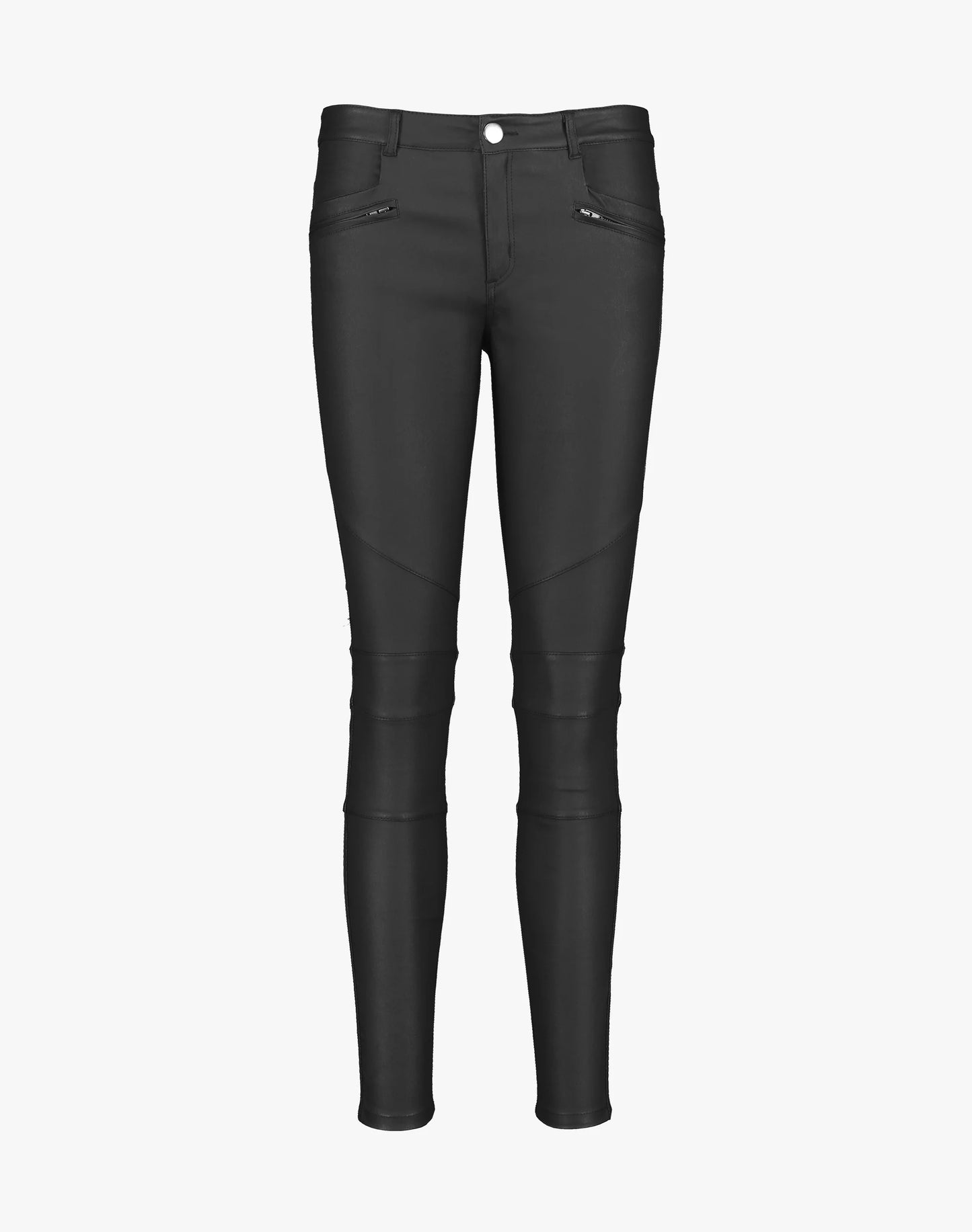 
                  
                    Mid Rise Leather Look Pant
                  
                