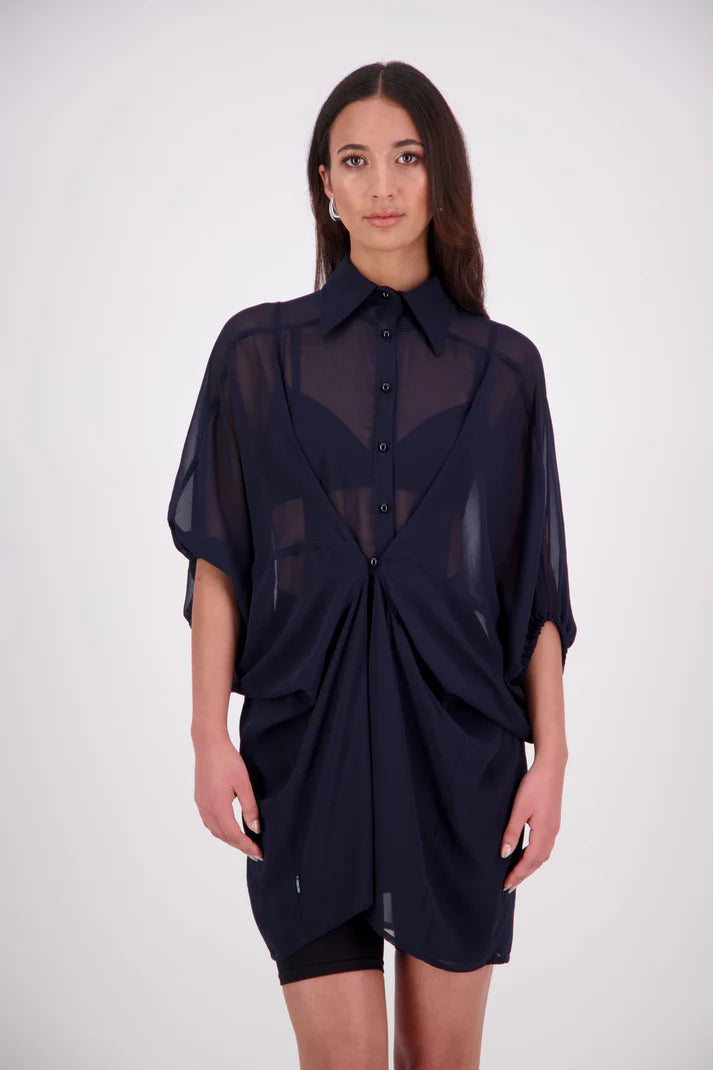OBI SHIRT DRESS | ink
