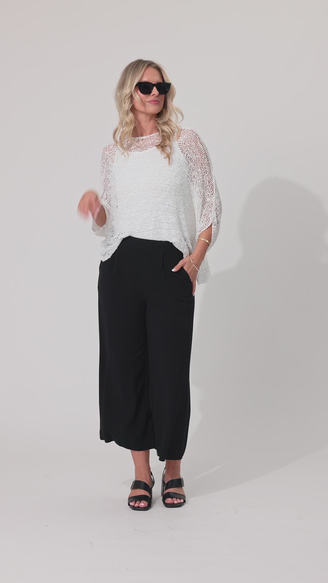 
                  
                    Load and play video in Gallery viewer, AMBROSE KNIT+SINGLET-WHITE
                  
                