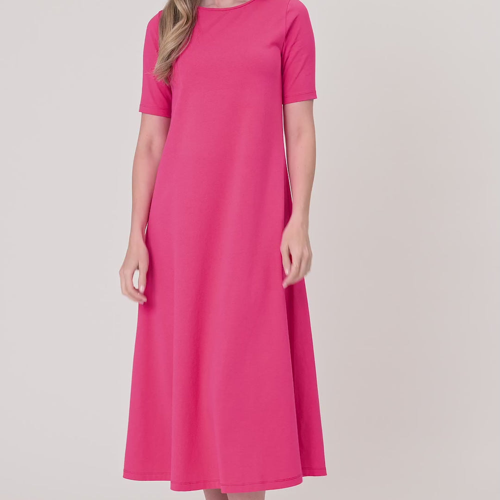 
                  
                    Load and play video in Gallery viewer, Sole Dress -Fuchsia
                  
                