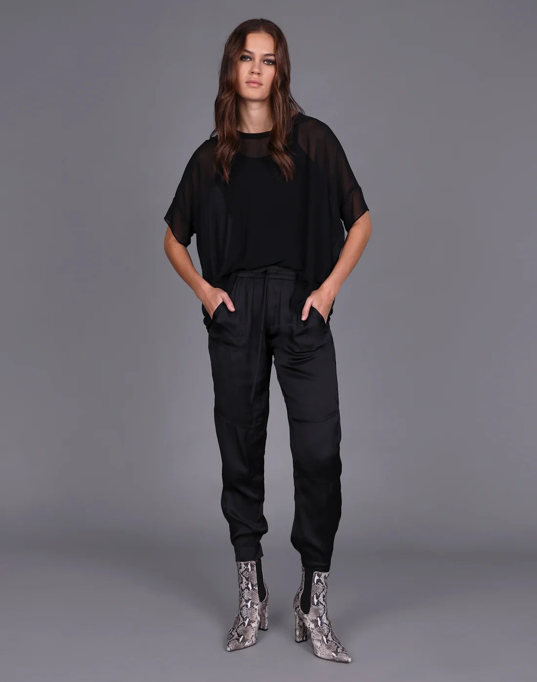 
                  
                    Slouch Satin Pant
                  
                