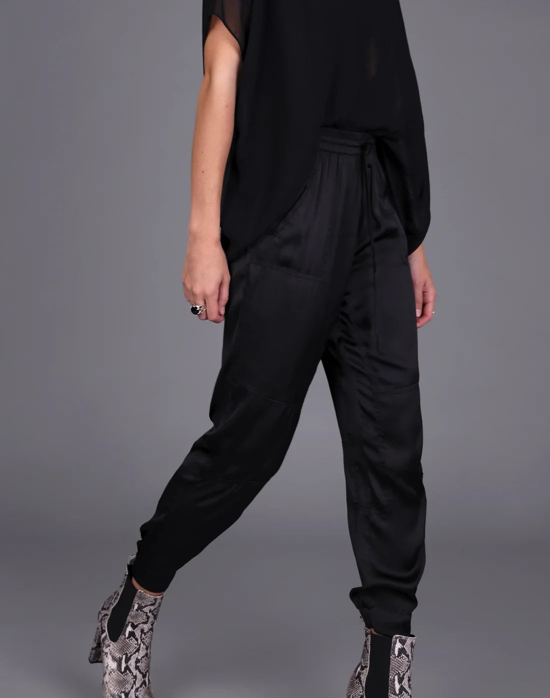
                  
                    Slouch Satin Pant
                  
                