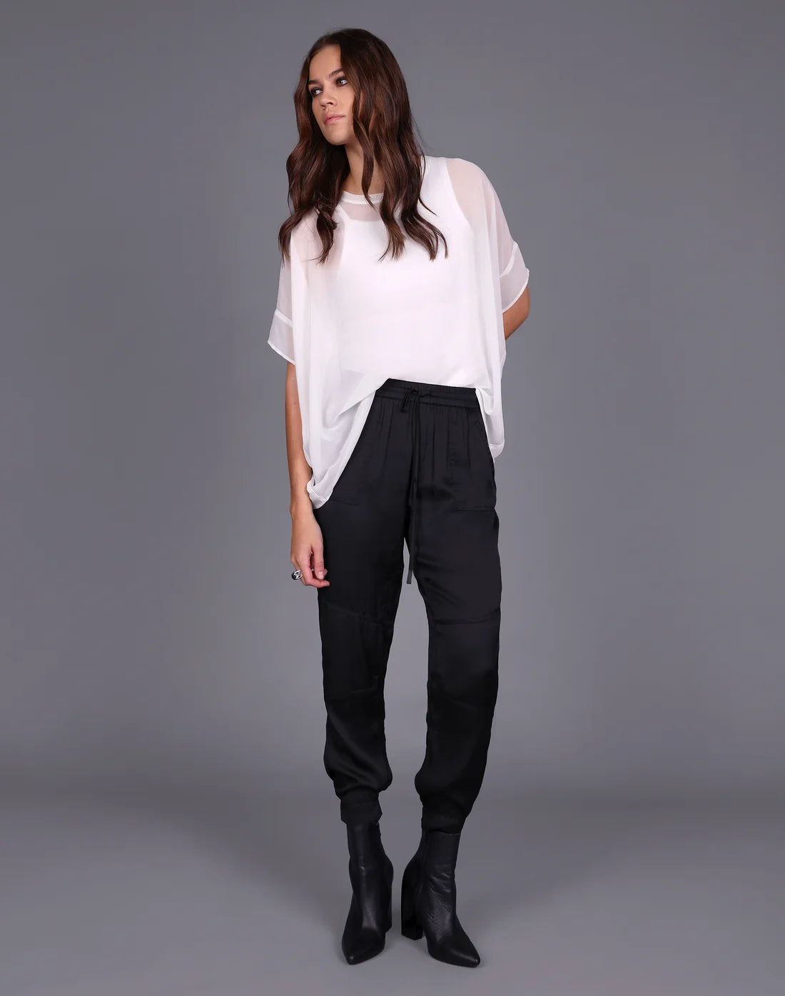 
                  
                    Slouch Satin Pant
                  
                