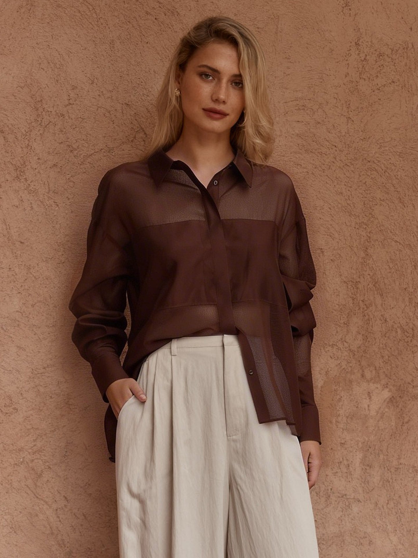 
                  
                    VAL OVERSIZED SHIRT-CHOCOLATE
                  
                