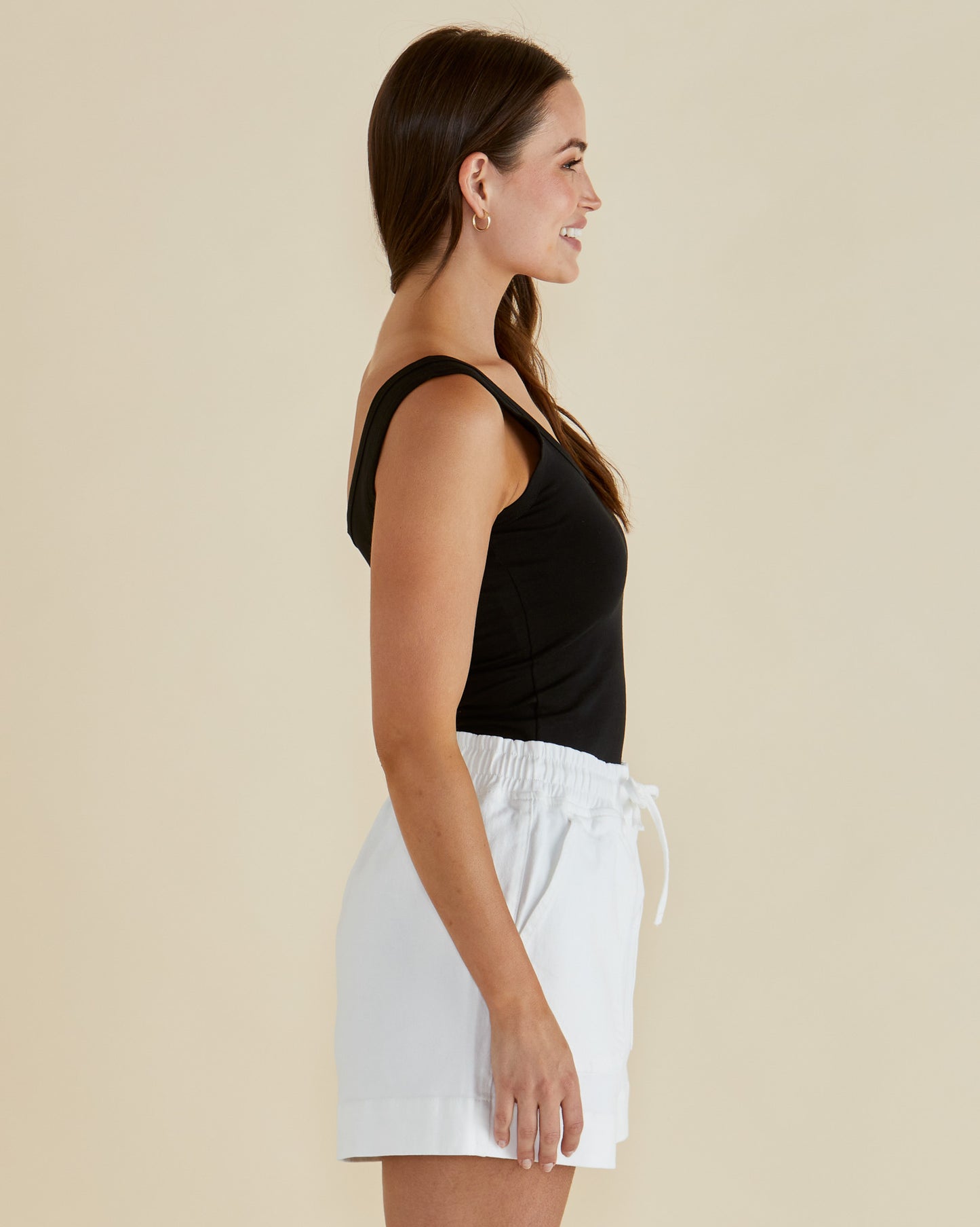 
                  
                    Emma Scoop Tank-Black
                  
                
