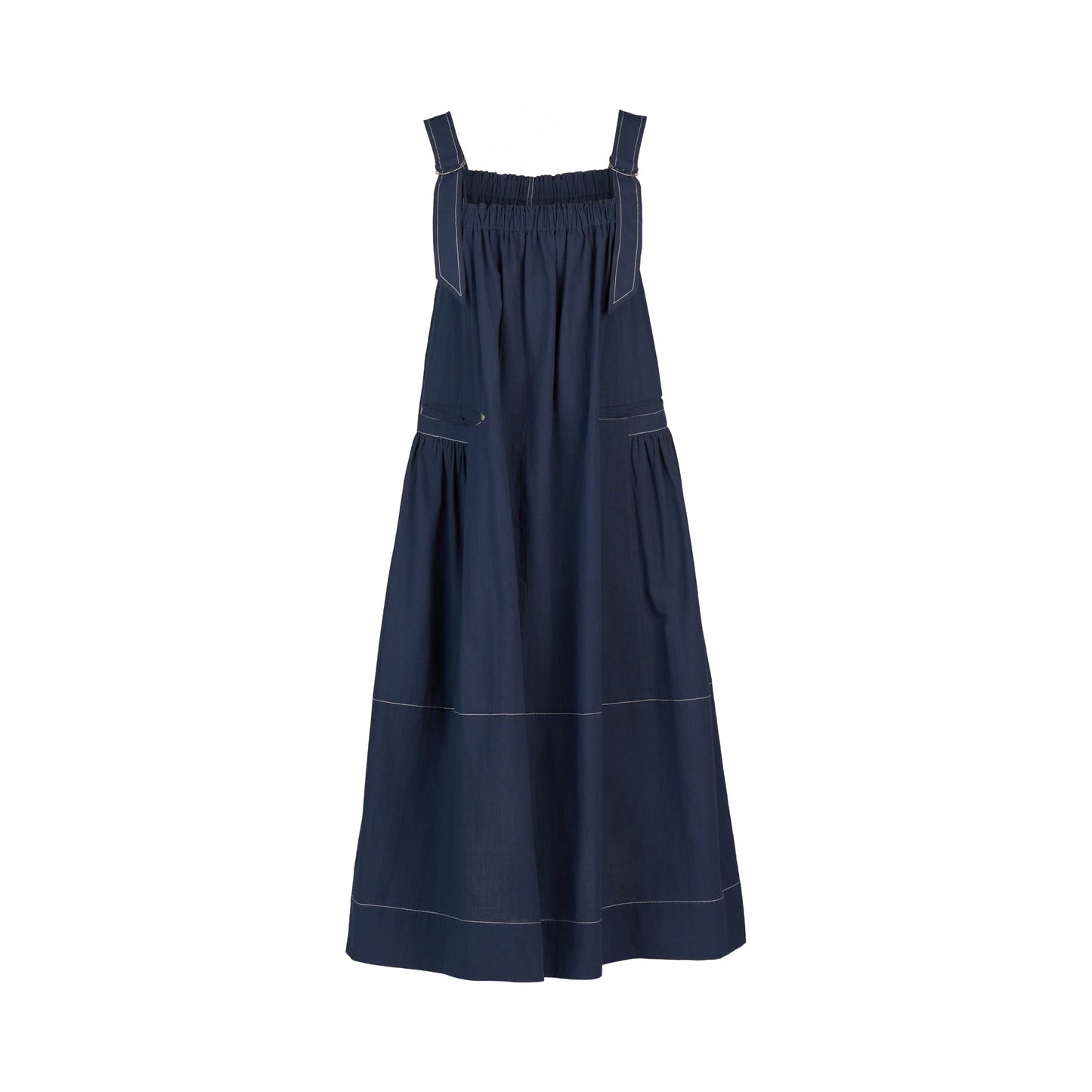
                  
                    6115-Sleeveless Balloon Dress with Front Pockets-Ink
                  
                