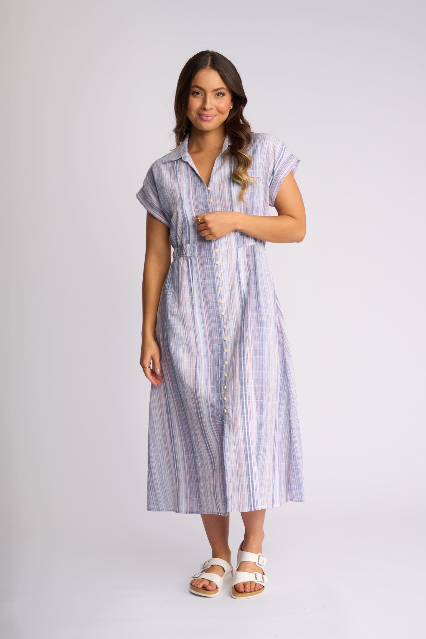 
                  
                    VASSALLI NOA DRESS-BLUE STRIPE
                  
                