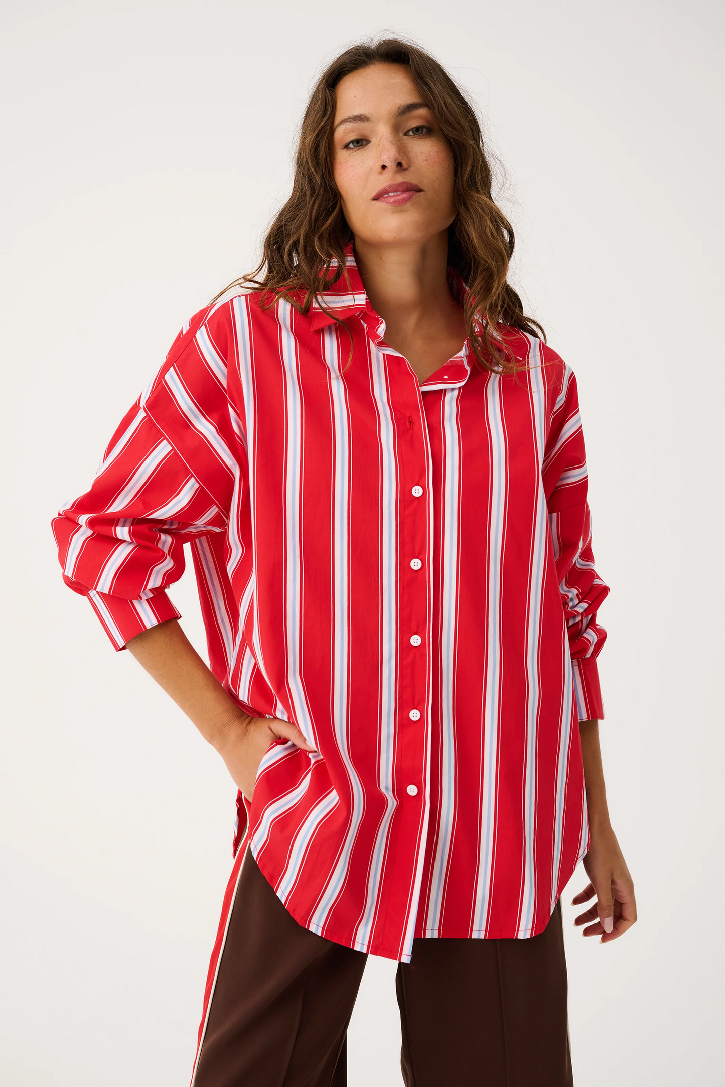 
                  
                    Tammy Shirt - Siren Stripe
                  
                